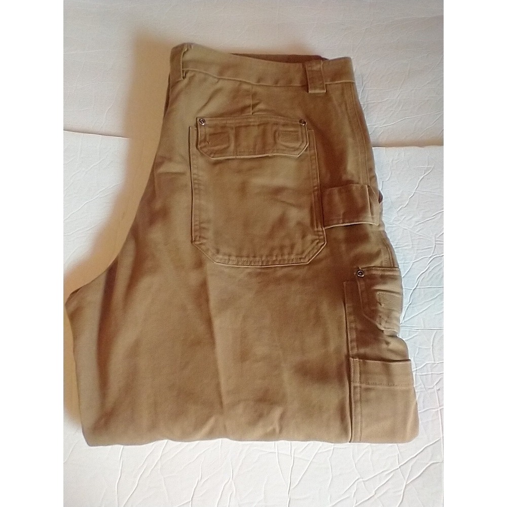 Men's Duluth Trading Co. Canvas‎ Cargo Pants Brown 44x29
